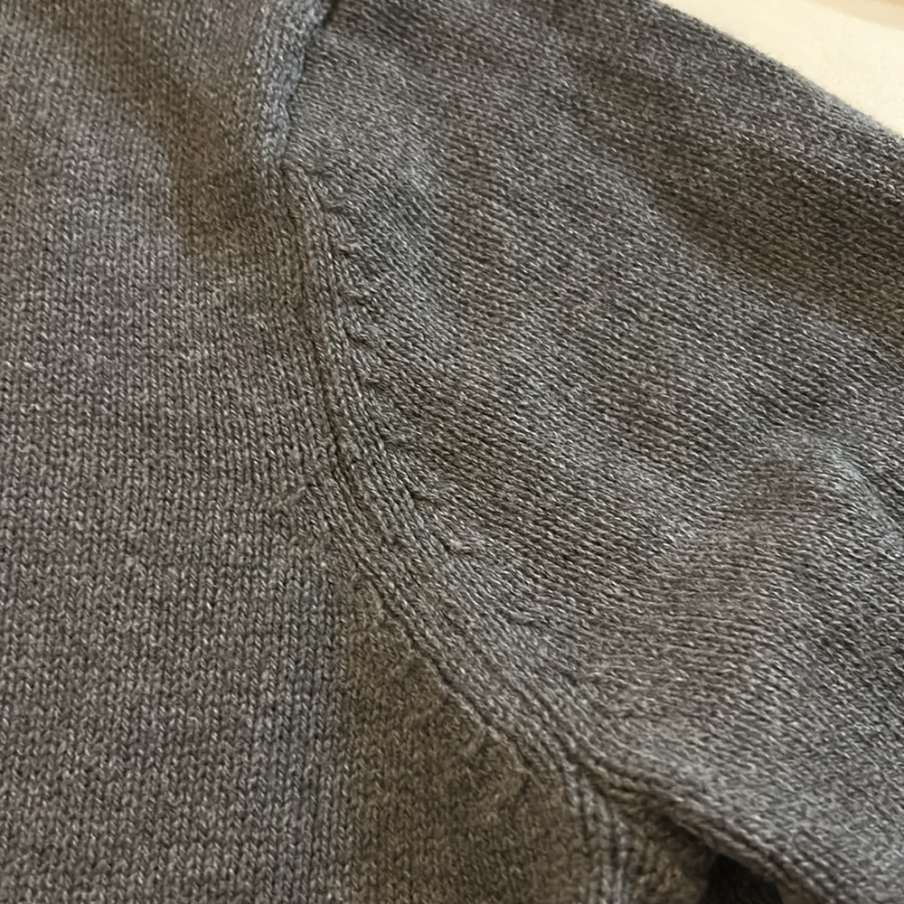 Croft & Barrow Men’s 1/4 Zip Sweater 
Iron grey - Picture 6 of 9